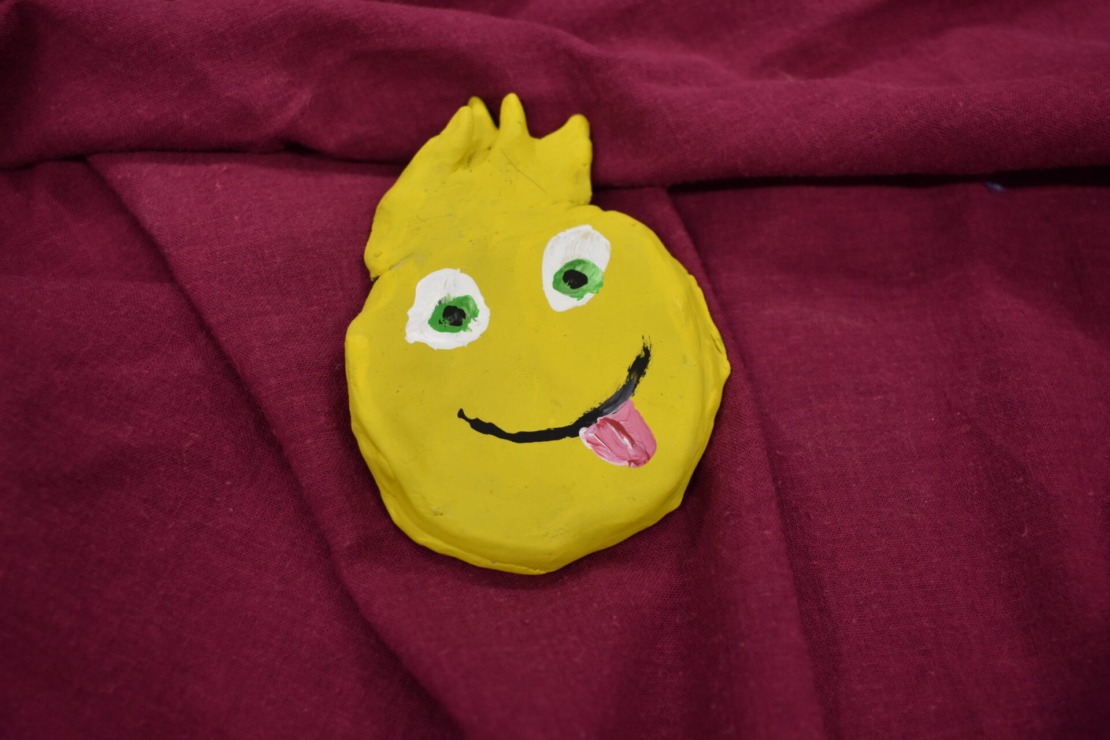 Salzteig-Smiley